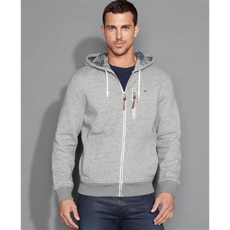 tommy hilfiger zip hoodie men's